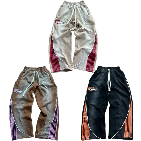 American Fashion Hip Hop Joker Loose Casual Pants Men Street Y2K New Vintage Punk Rock Wide-leg Pants Unisex Harajuku Sell Pants - Image 5